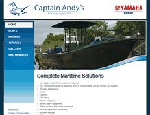 Tablet Screenshot of captainandyskenya.com